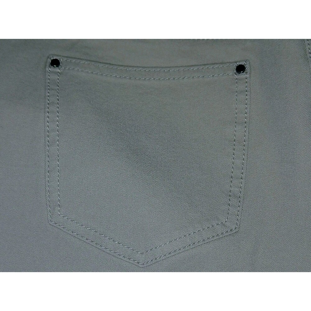 Chicos So Slimming Ankle Pants Sz 1 (US 8-10) Tan Straight Casual Stretch Travel - Picture 6 of 8